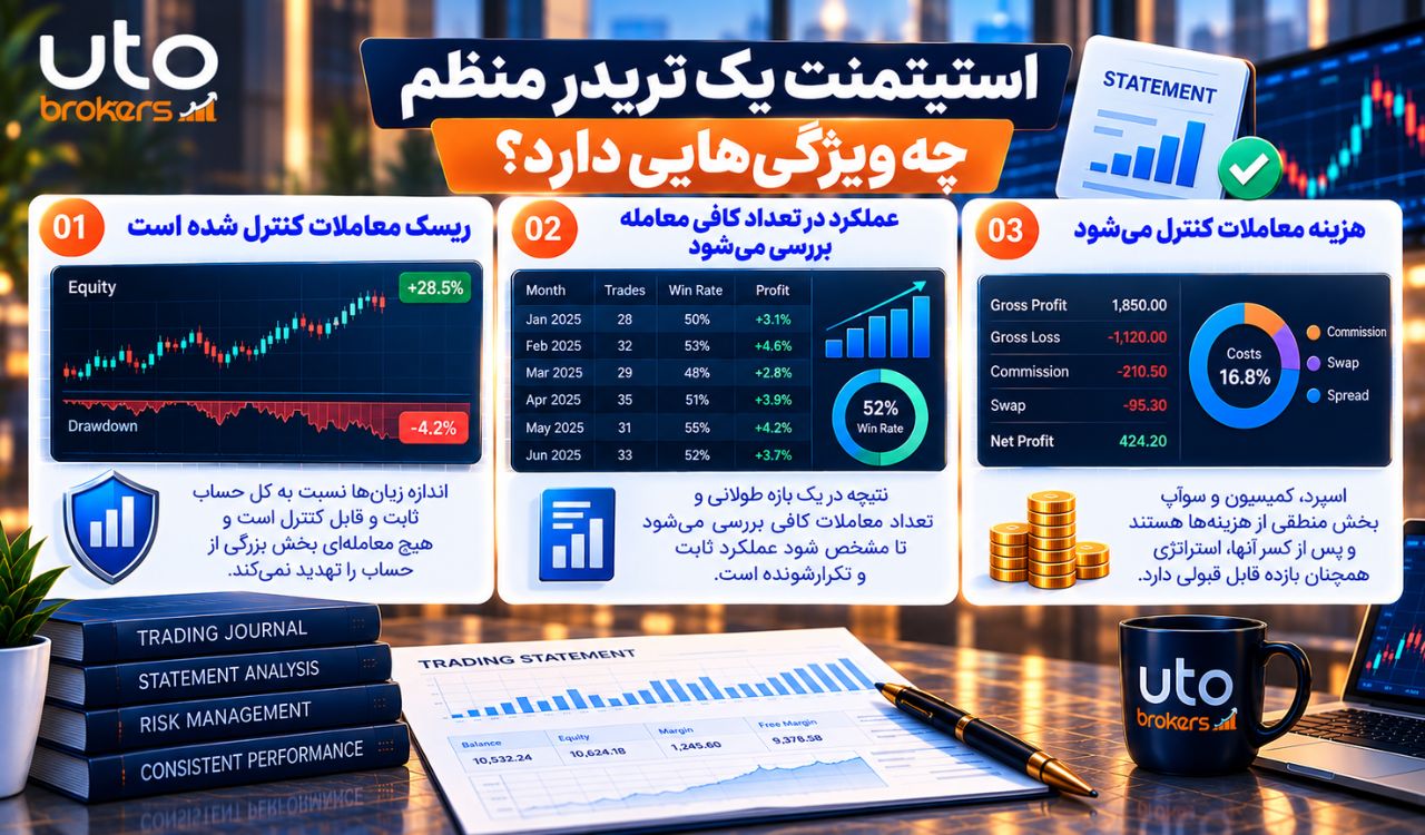استیتمنت یک تریدر منظم چه ویژگی‌هایی دارد؟