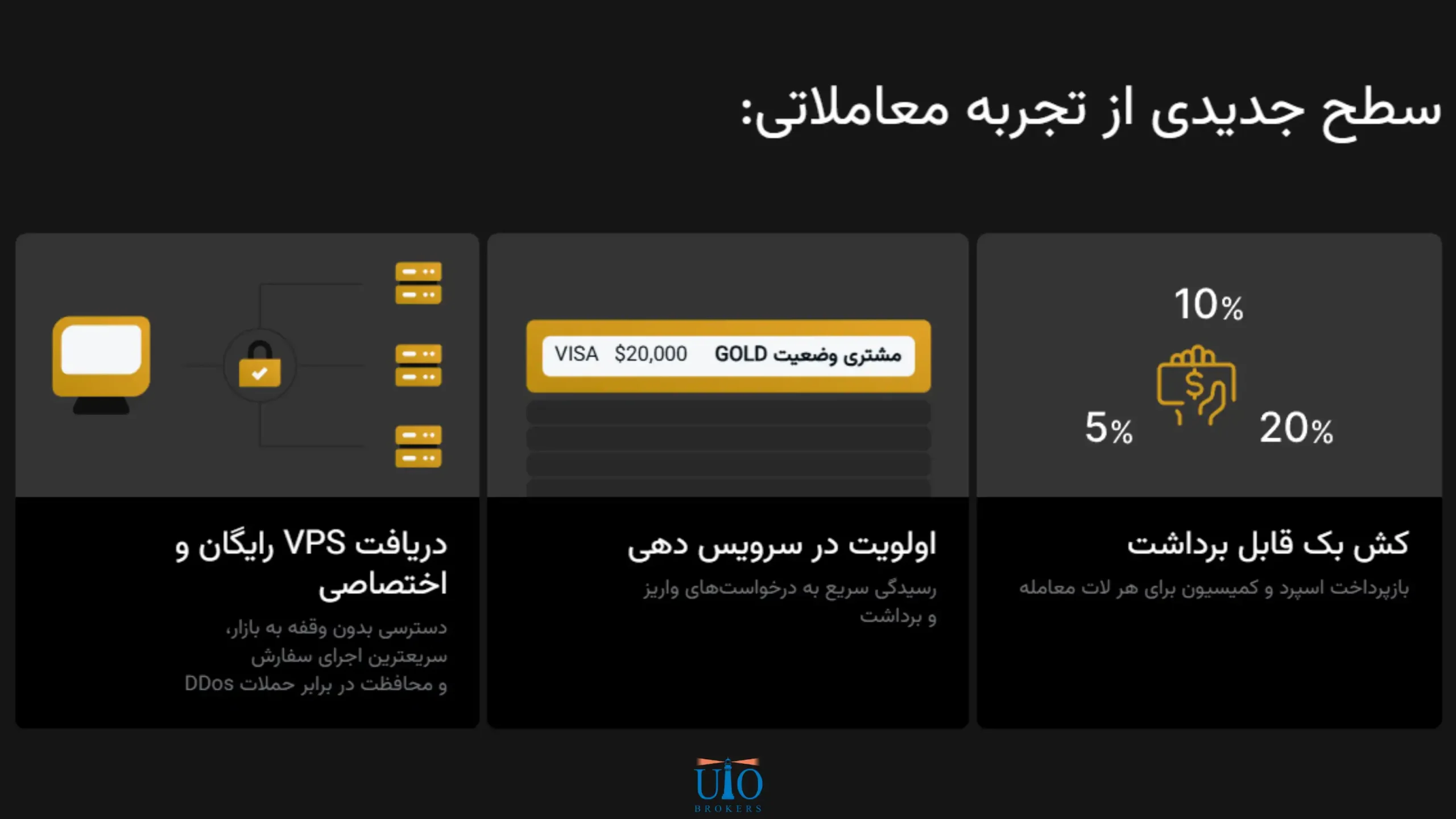 مزایای اضافی برای کاربران سرویس GOLD