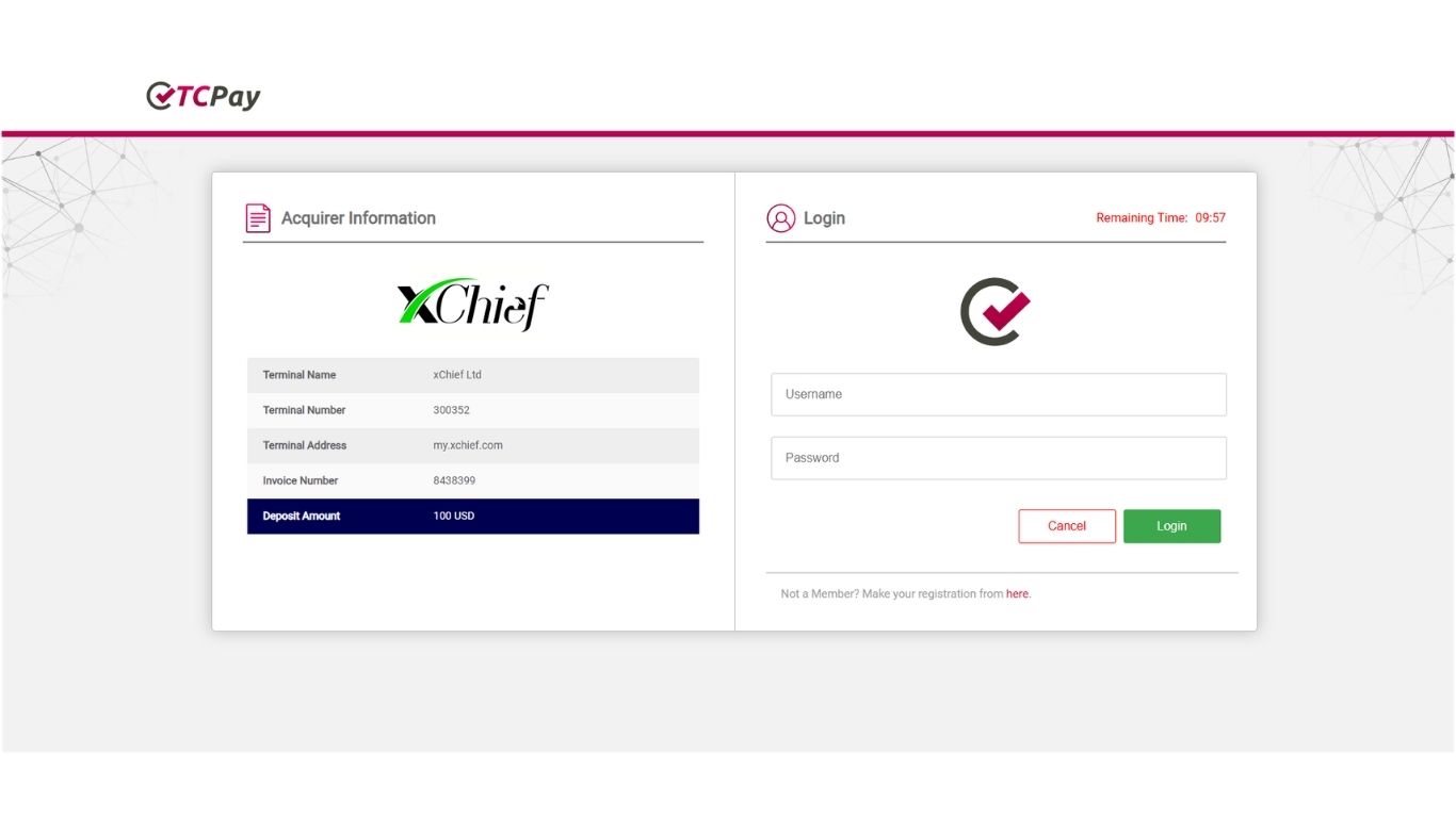 واریز به حساب در بروکر ایکس چیف